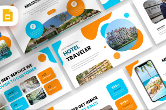 Playful Hotel Google Slide Template